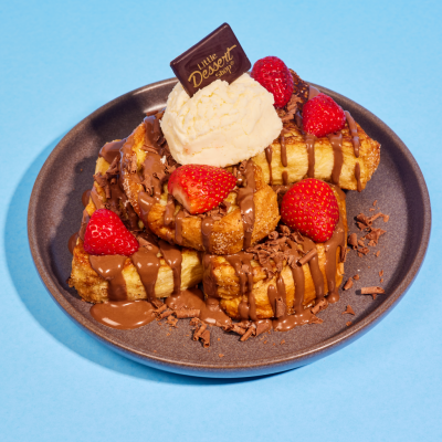 Strawberry & Milk Chocolate French Toast