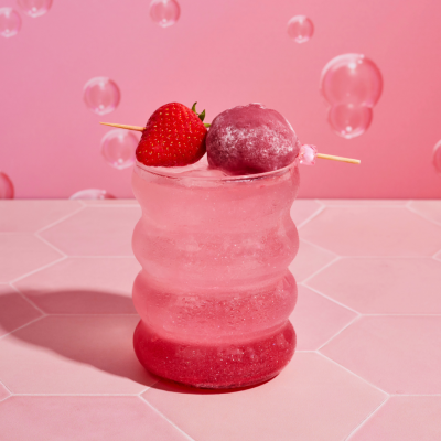 PeachBerry Sparkle Glitter Lemonade