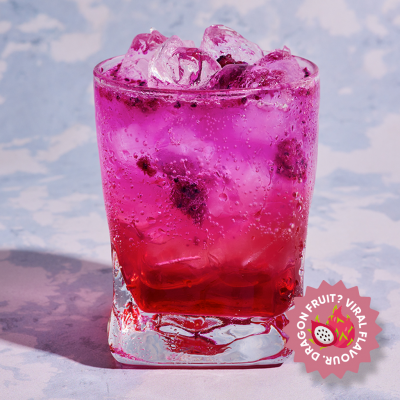 Dragon Fruit Sparkling Lemonade