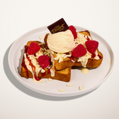 Raspberry Coconut Kiss French Toast