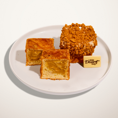Lotus-filled Croissant Cubes