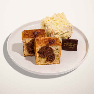 Nutella®-filled Croissant Cubes