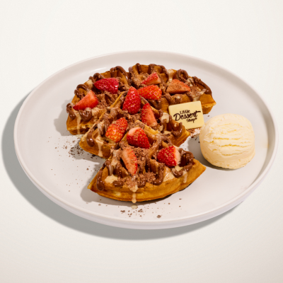 Strawberries & Flake® Waffle