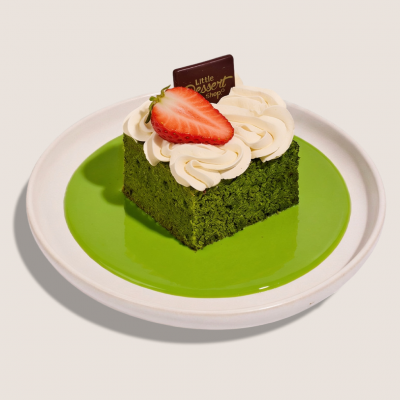 Matcha & Strawberry Milk Cake