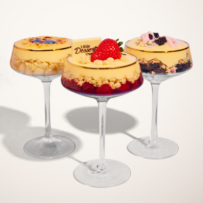 Custard Crumble Pots
